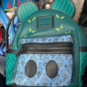 Loungefly Kids Backpack - Green and Blue